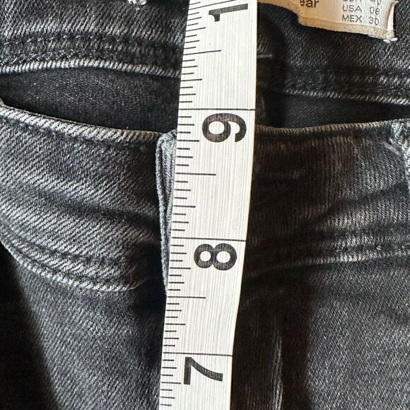 Zara trafaluc distressed black jeans 8 - Picture 5 of 8